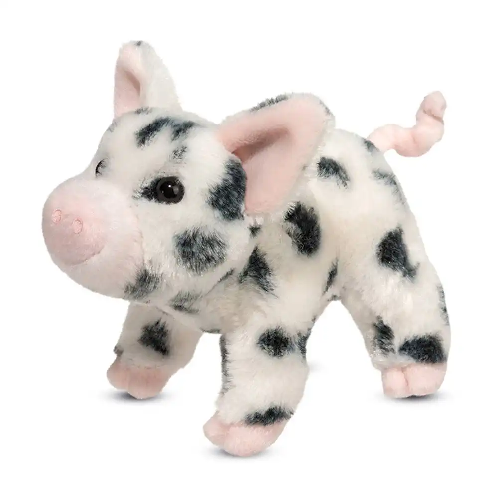 black spotted pig plush