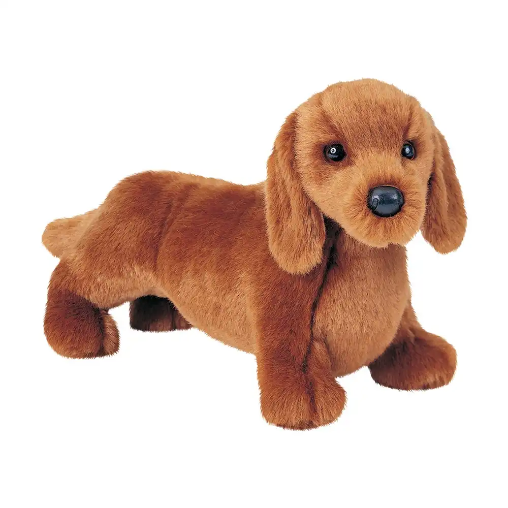 red dachsund plush