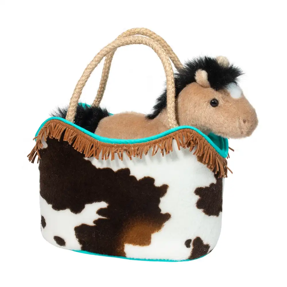 horse in bag plush