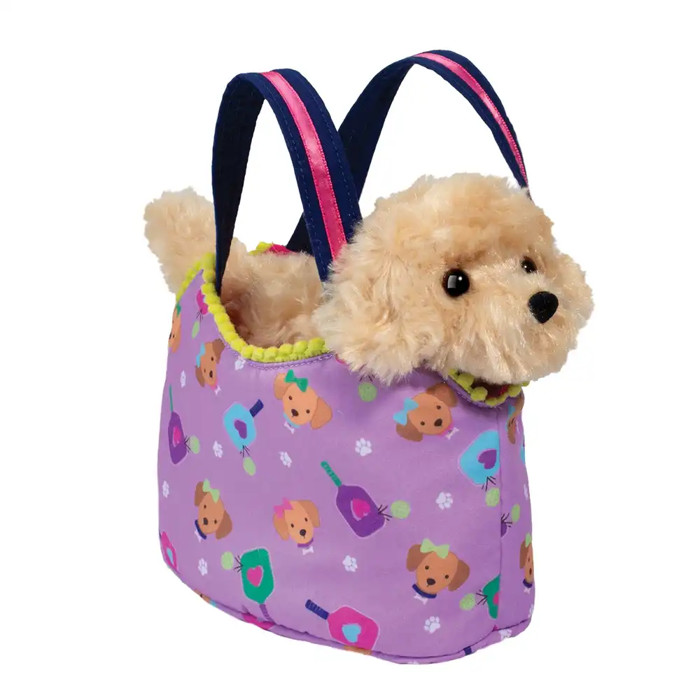 dog in bag plush