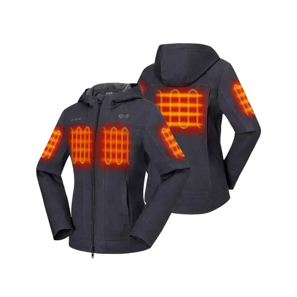 ororo women's heated canvas jacket