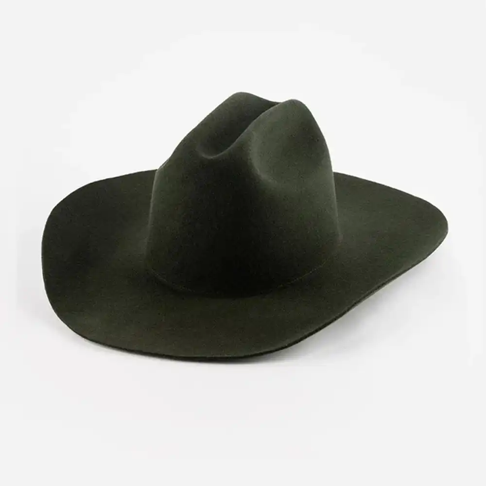 cattleman cowboy hat green