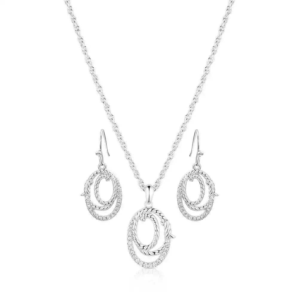 Montana Silversmiths arena lights jewelry set