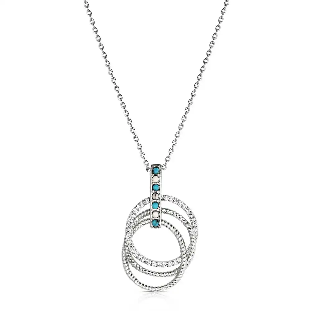 montana silversmiths circle the west necklace