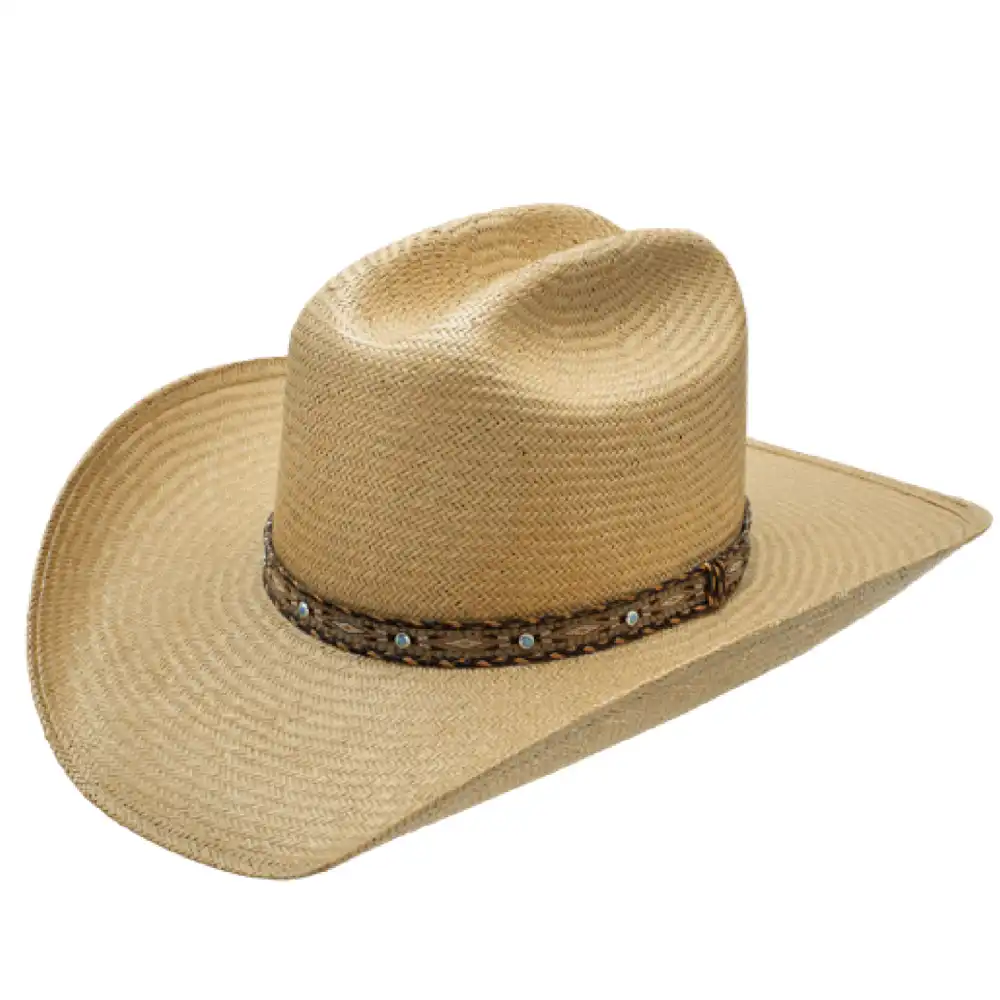 stetson straw hat tan