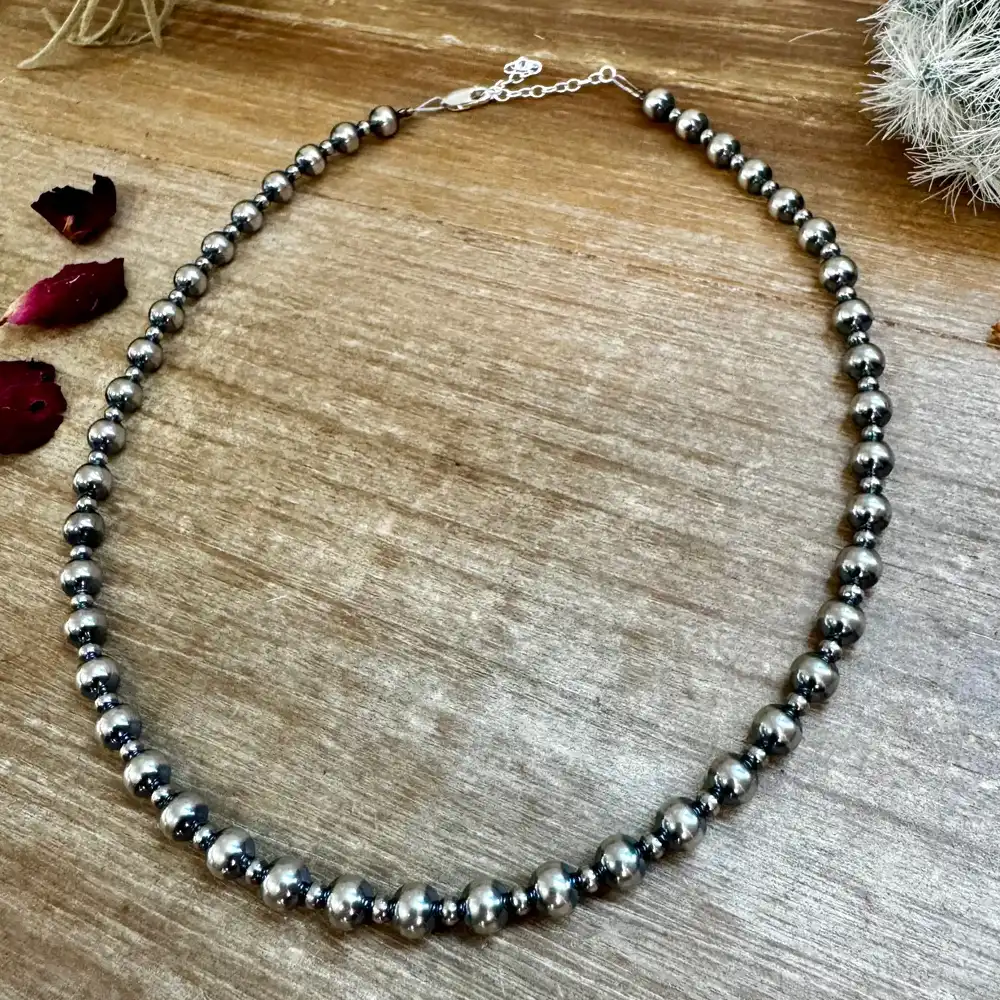 bijoux fab silver pearl choker