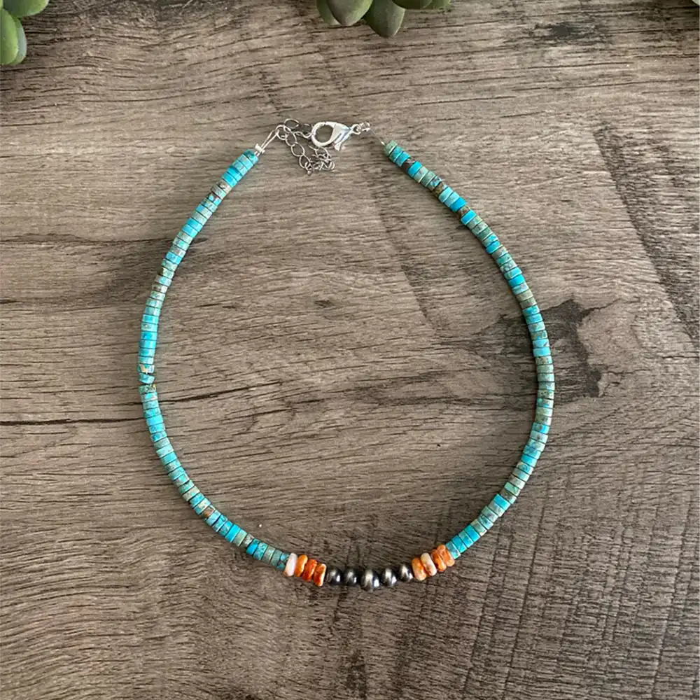 bijoux fab turquoise choker