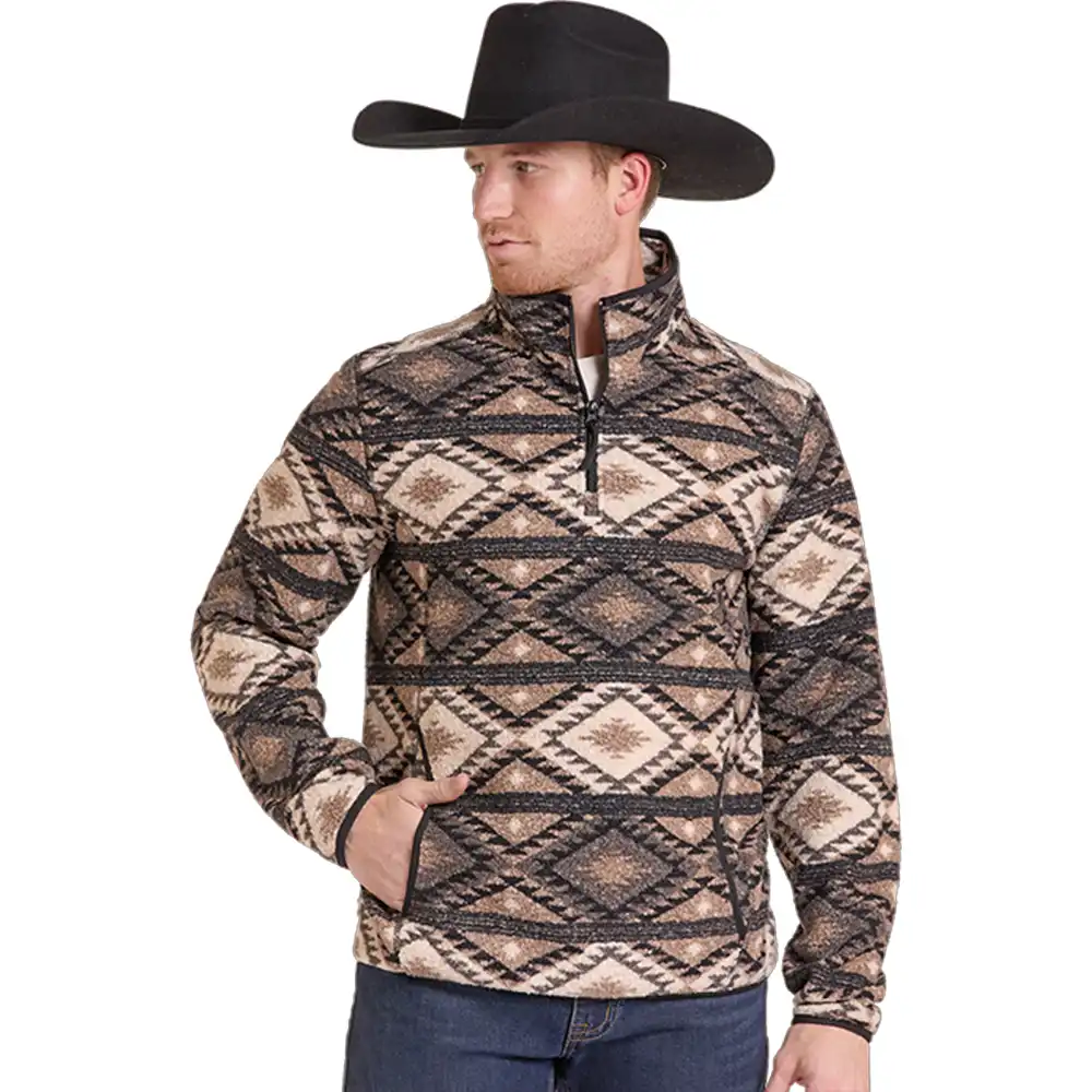 panhandle slim men's aztec pullover