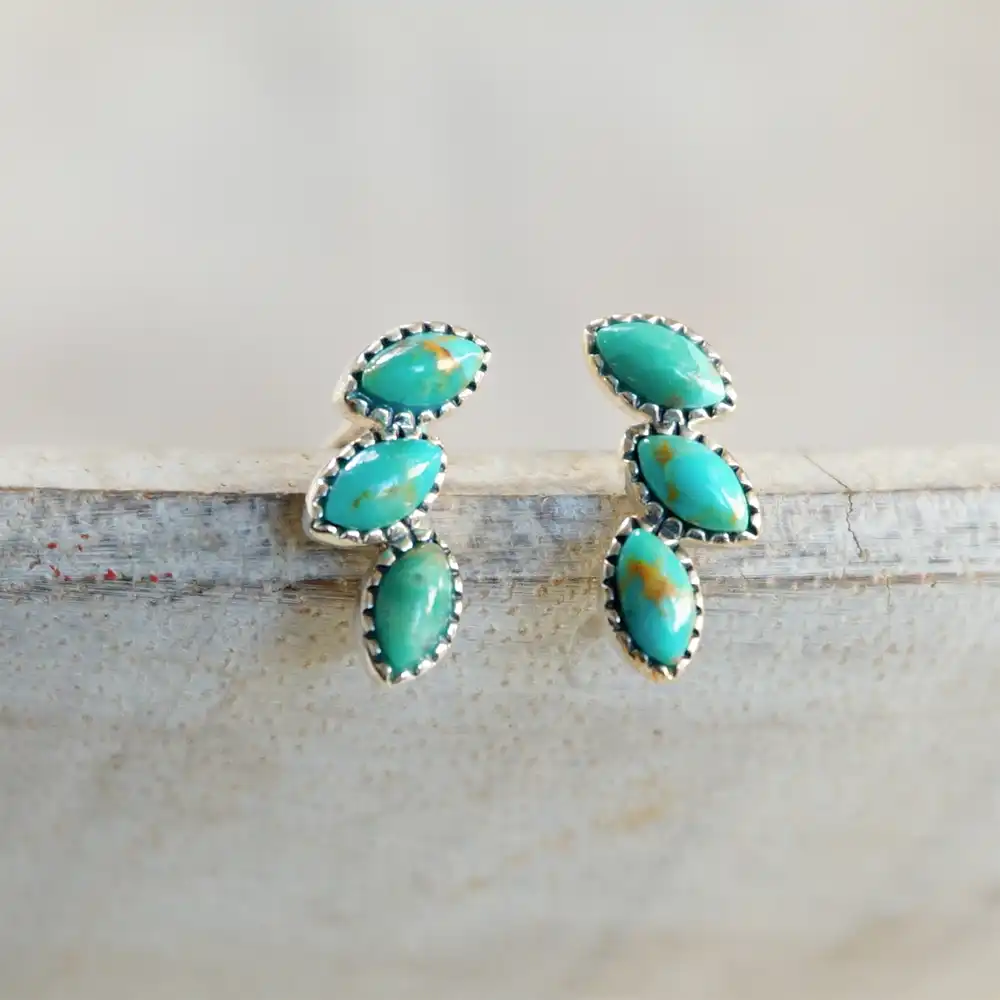 earrings lyra turquoise earrings