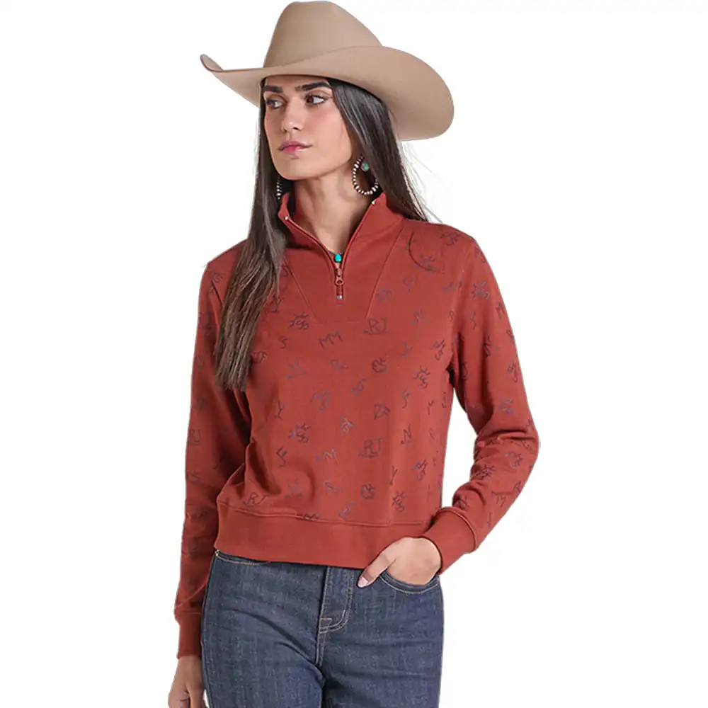 panhandle slim women's pullover red brands