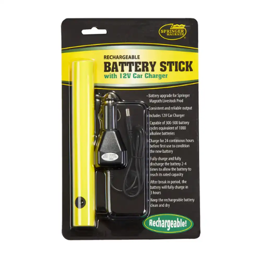 cattle prod rechargeable battery