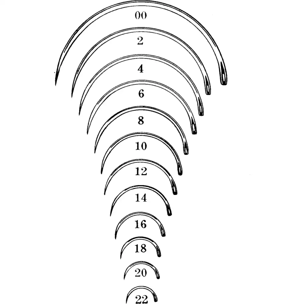 1/2 circle suture needles