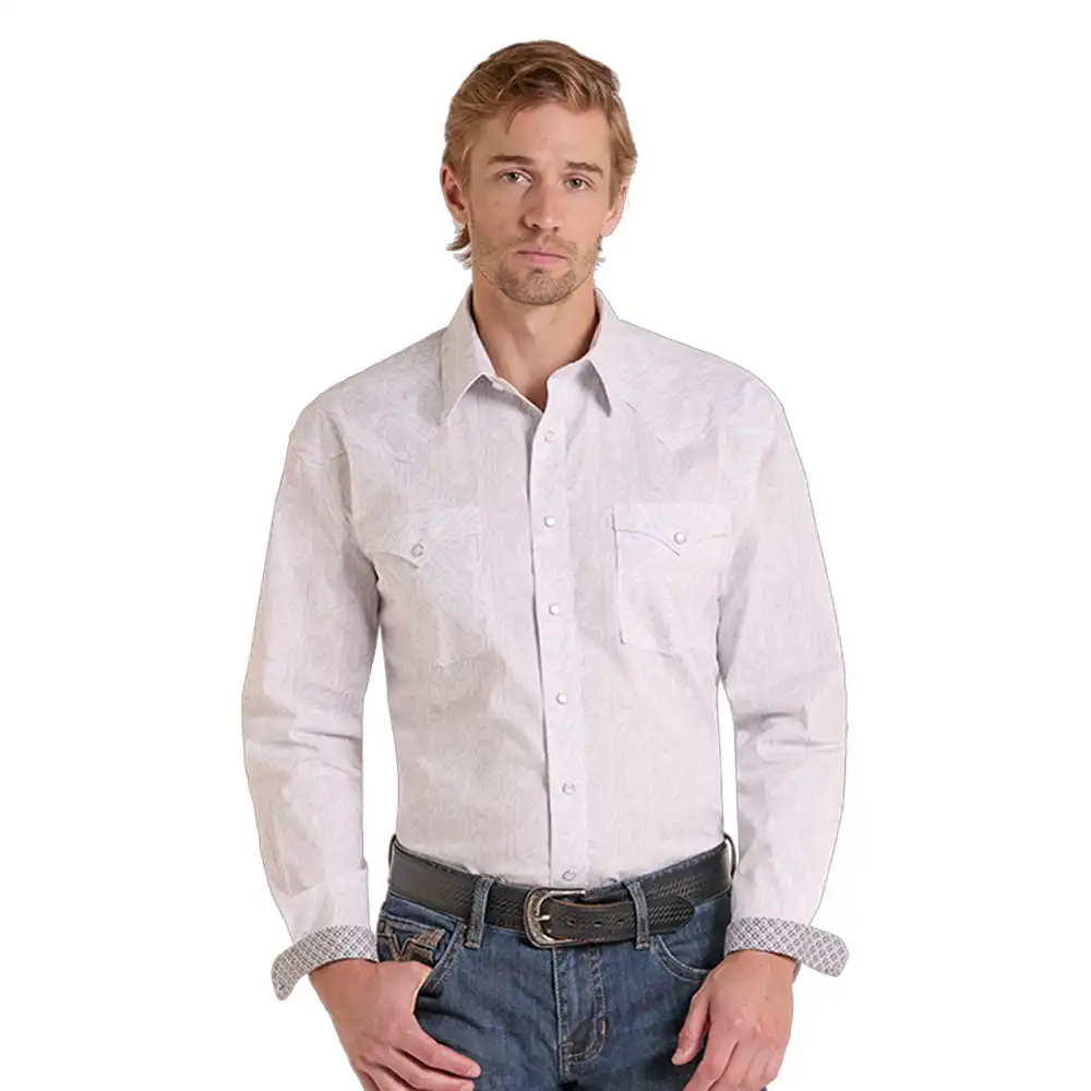 panhandle slim men's long sleeve shirt