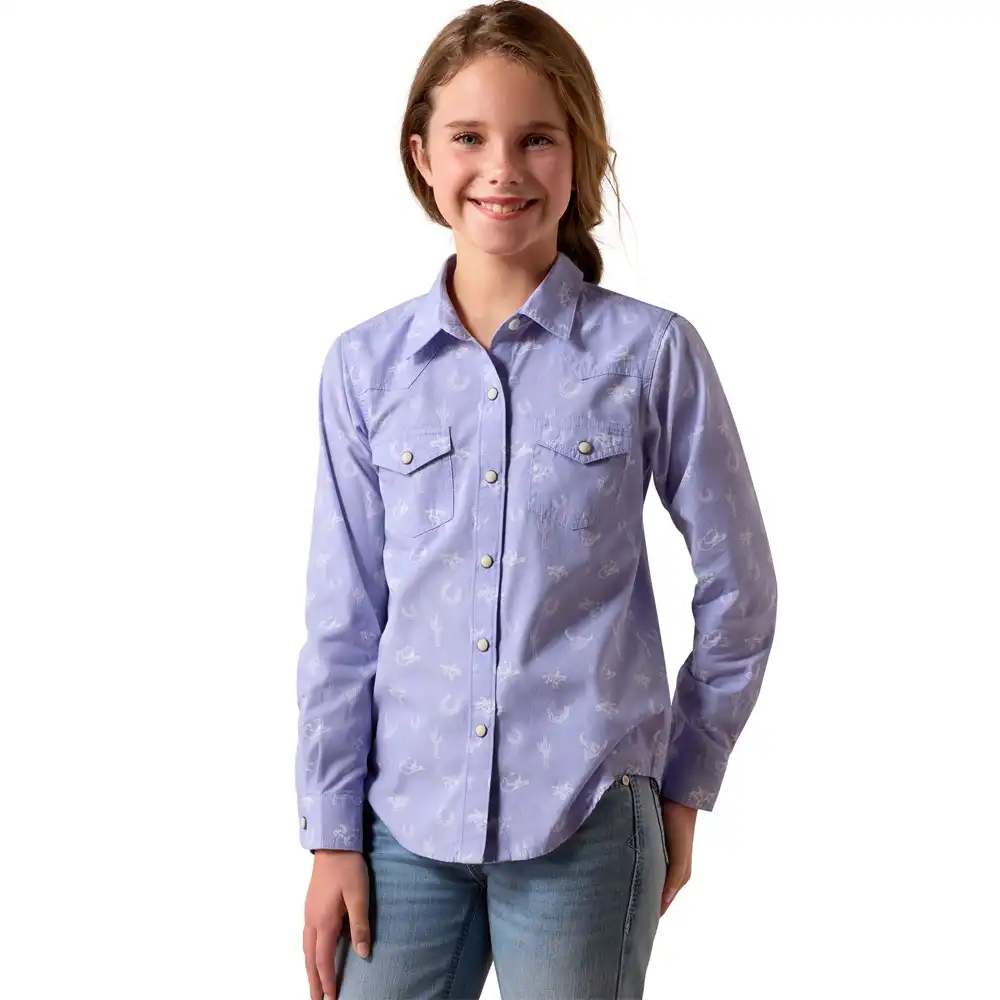 ariat western motifs shirt