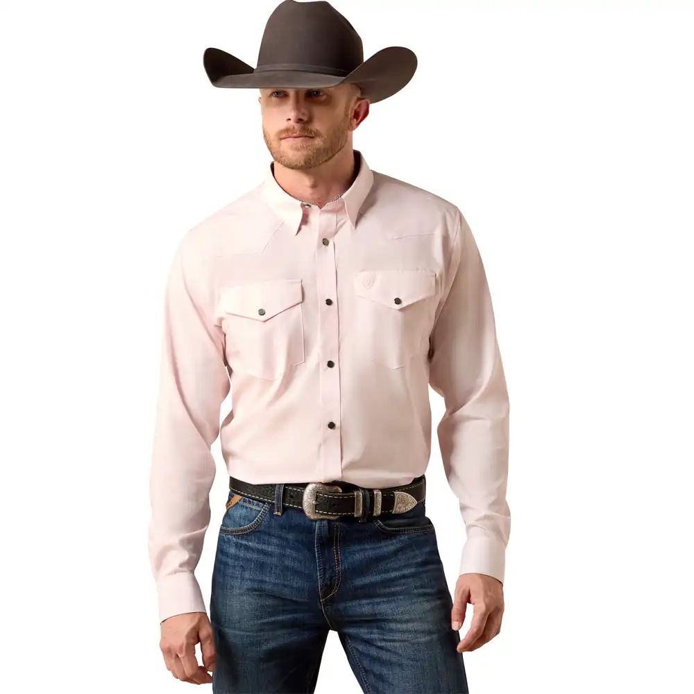 men's - wrinkle free refined slub fitted shirt