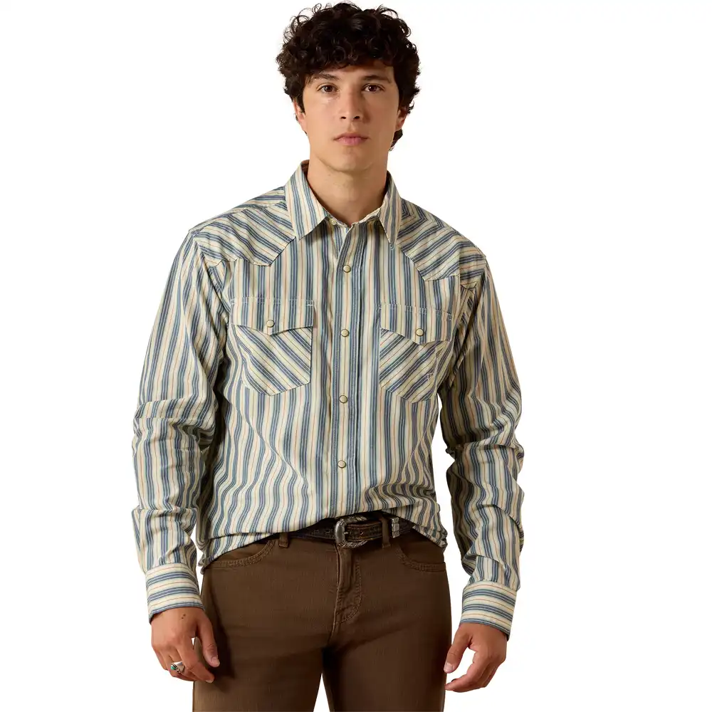 ariat retro hart fitted snap shirt