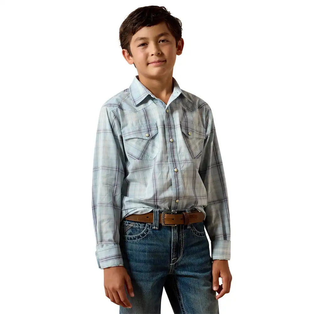 ariat retro heath snap shirt