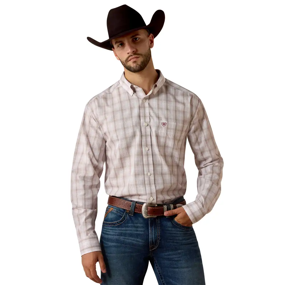 ariat wrinkle free wesley classic fit shirt