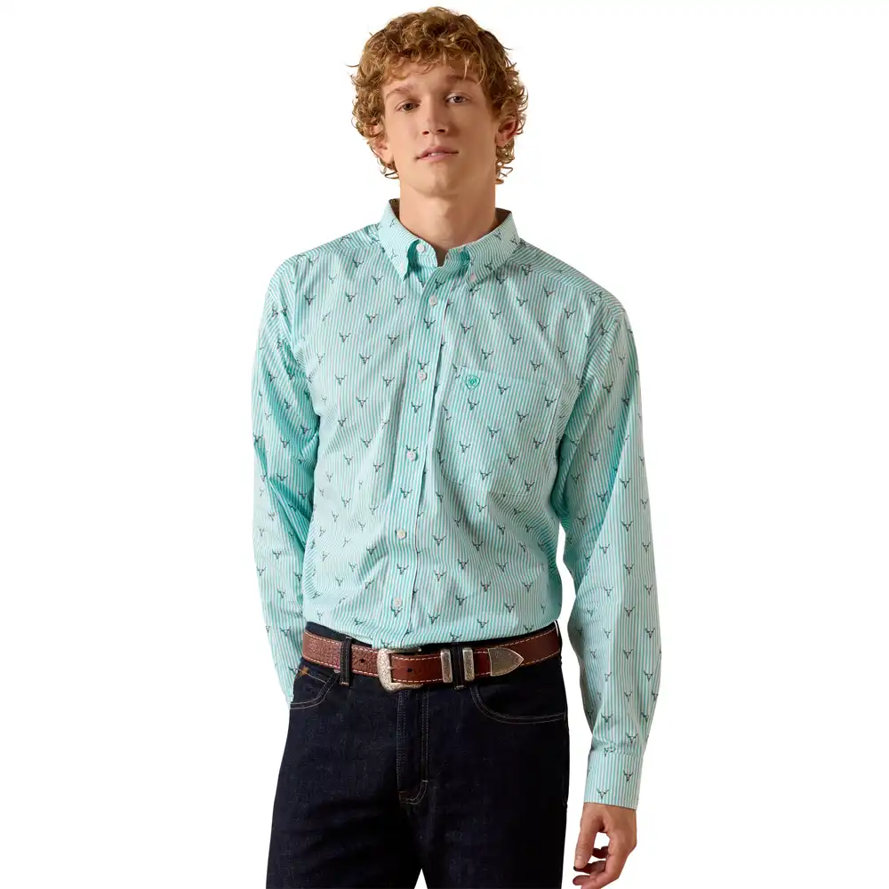 ariat wrinkle free wilkes classic fit shirt