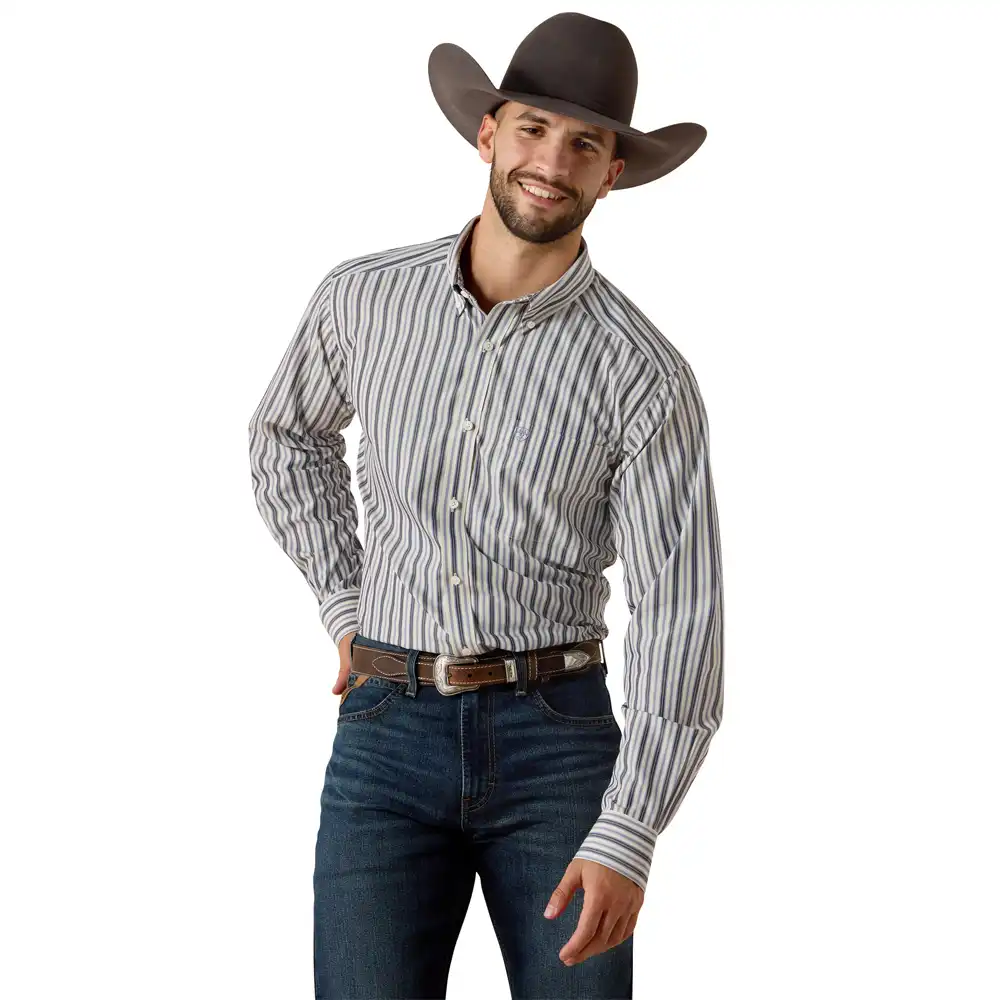 ariat wrinkle free wickham fitted shirt