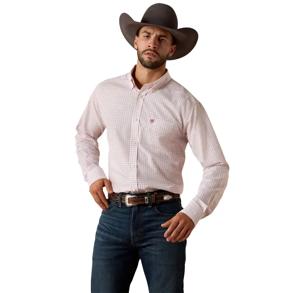 ariat wrinkle free wenzel fitted shirt