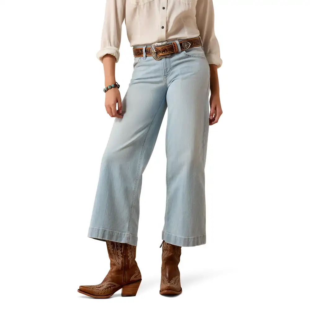 ariat perfect rise clare wide leg crop jeans