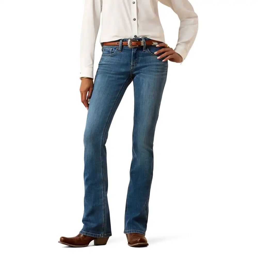 ariat mid rise esti boot cut jeans