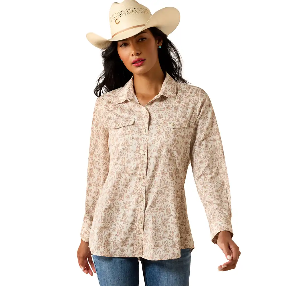 ariat western venttek shirt