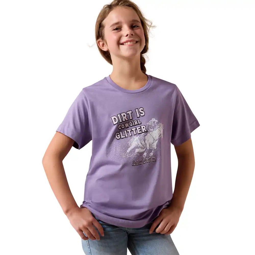 ariat dirt is glitter t-shirt