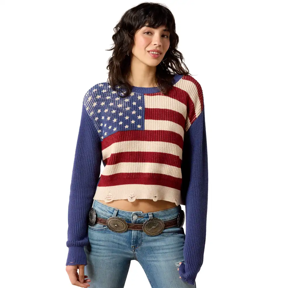 women's - americana sweater