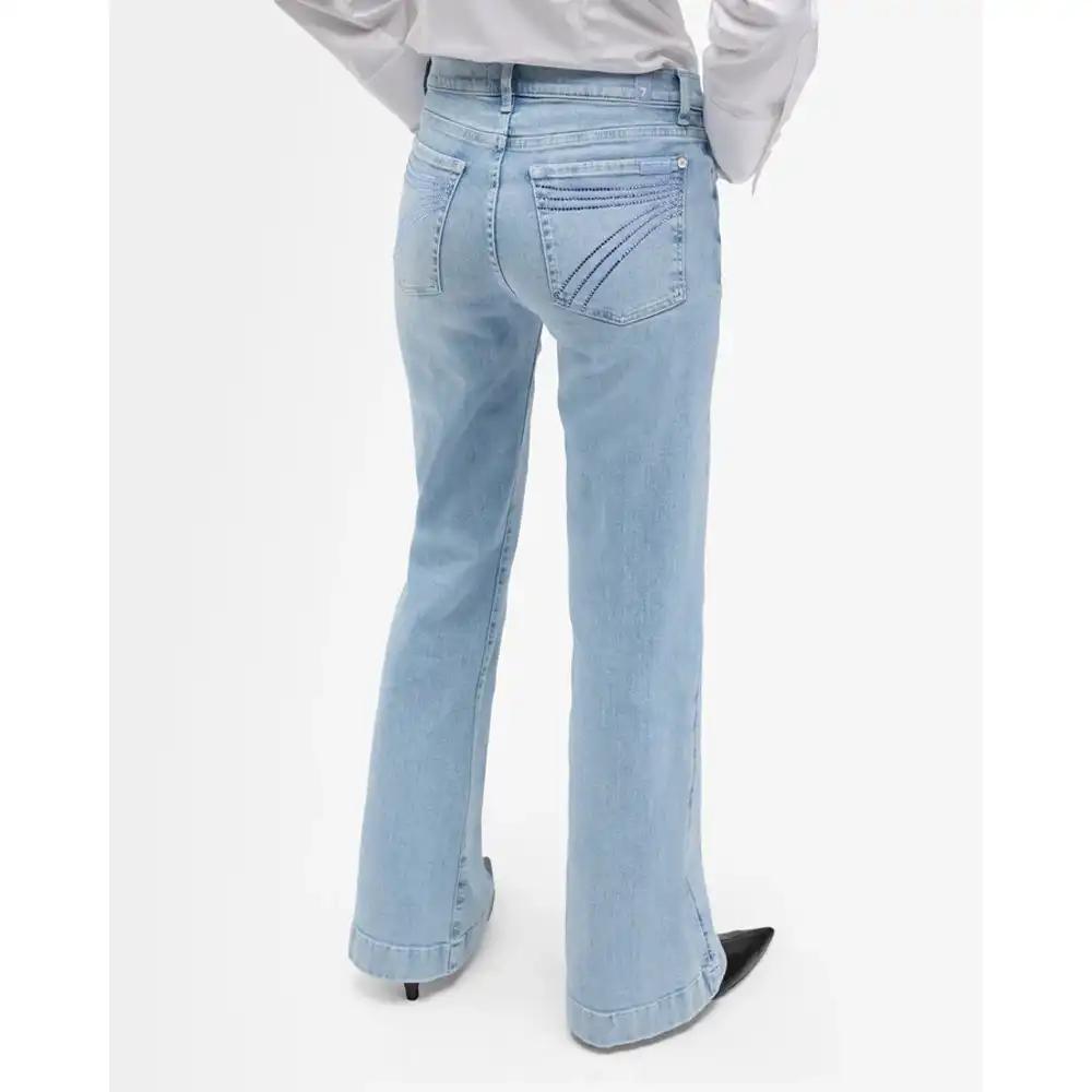 seven for all mankind light wash trouser