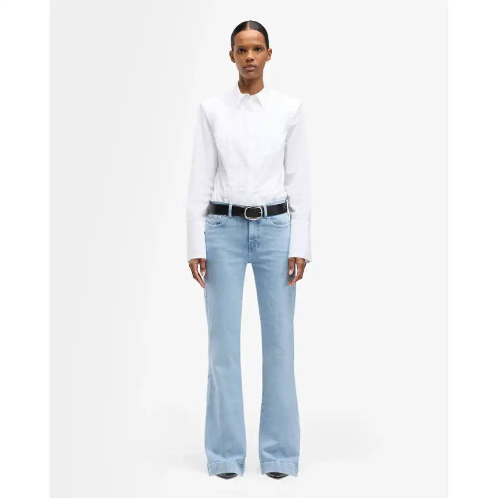 seven for all mankind light wash trouser