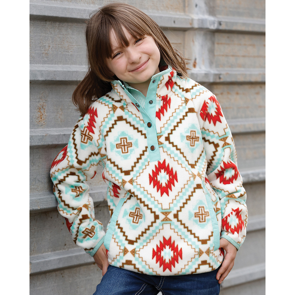 Youth Cream Fleece Pullover
