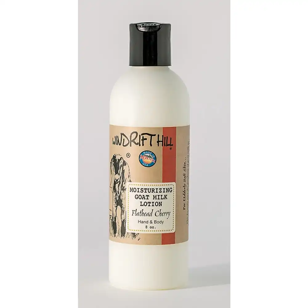 flathead cherry goat milk lotion