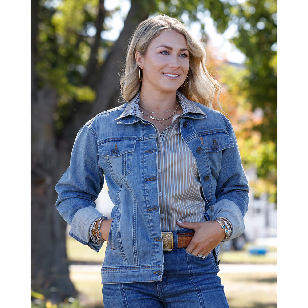 Women's Light Denim Trucker Jacket