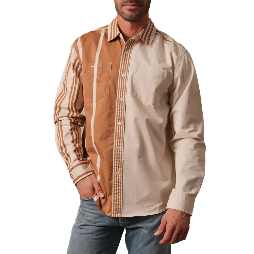 kimes ranch 1 arm bandit long sleeve shirt - natural
