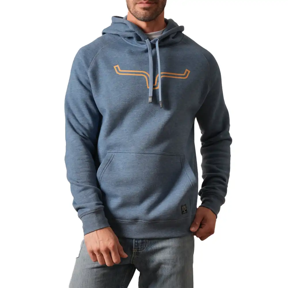 kimes ranch outlier hoodie - heather navy
