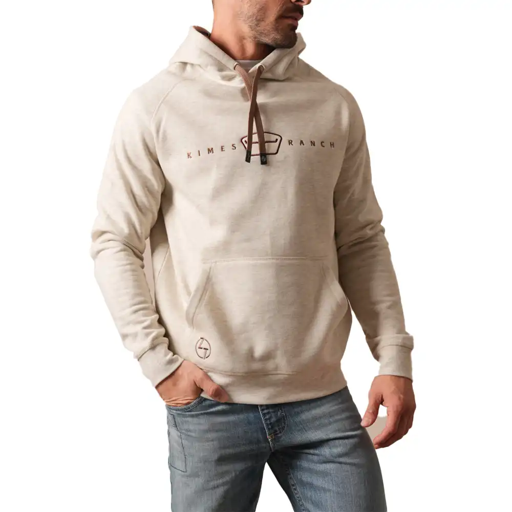 kimes ranch back then hoodie - oatmeal heather