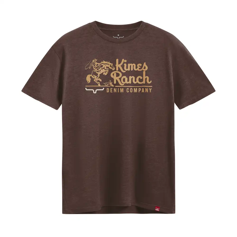 kimes ranch davona dale graphic tee shirt - espressso