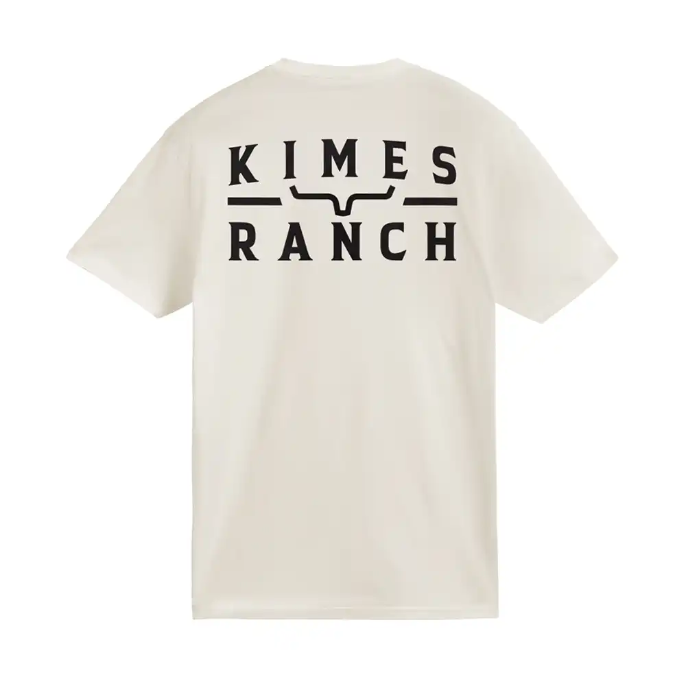 kimes ranch back branded graphic tee shirt - bone