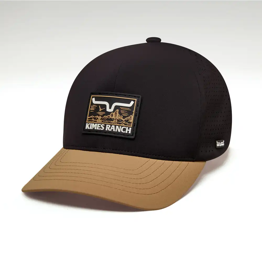 kimes ranch solano mid profile hat - black