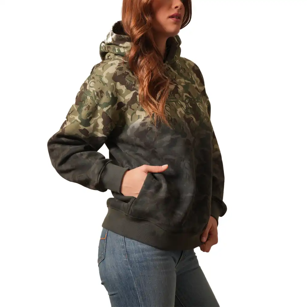 kimes ranch sloan dip die hoodie - camo