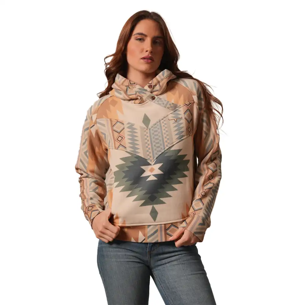kimes ranch ella hooded pullover - sand