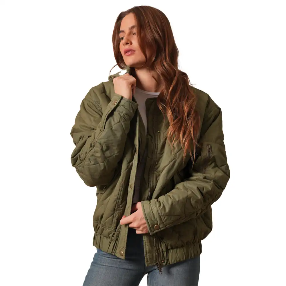 kimes ranch phoebe jacket - moss