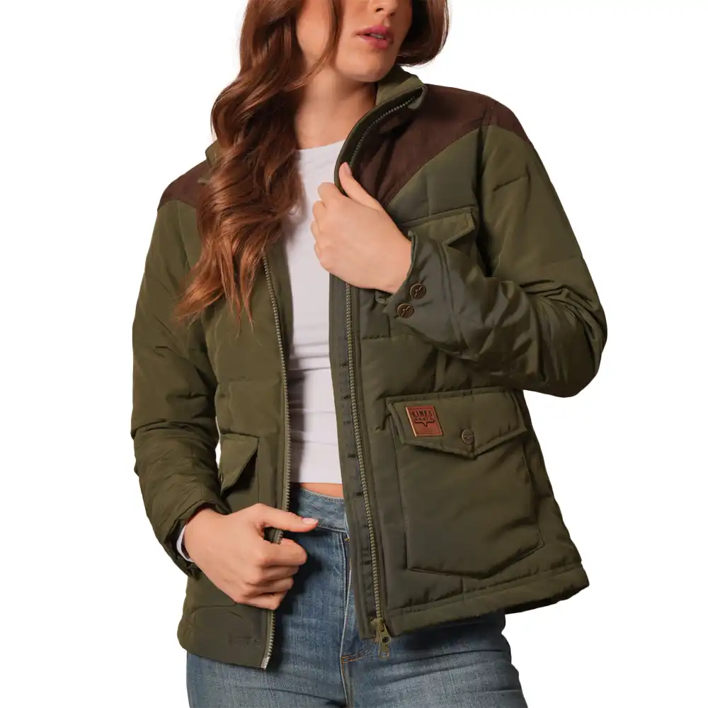 kimes ranch lenora jacket - dark olive