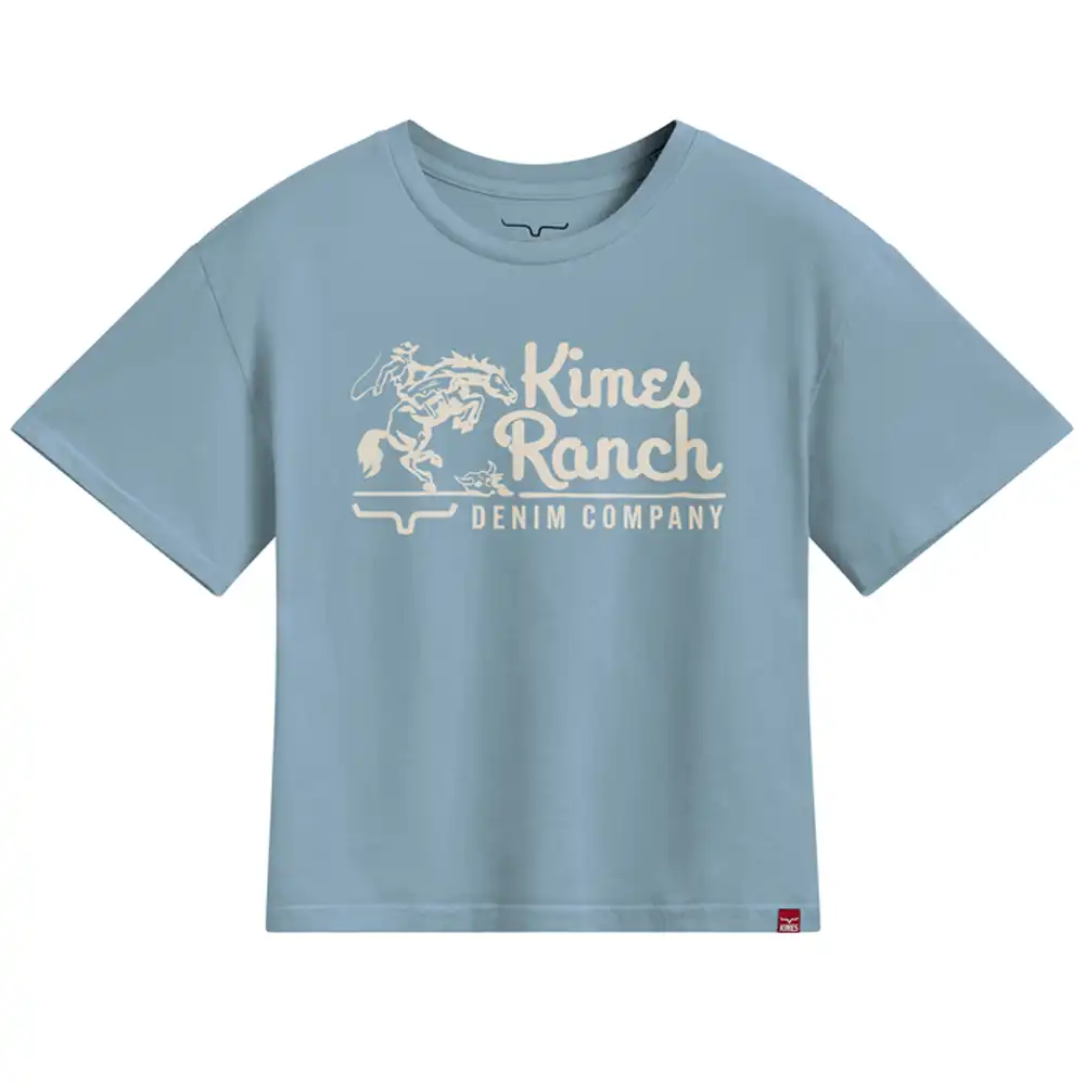 kimes ranch davona dale graphic tee shirt - faded denim