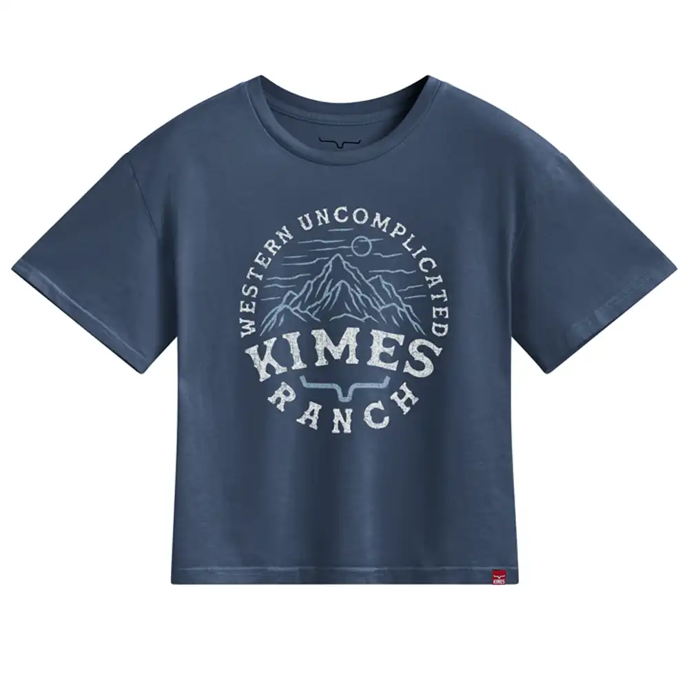 kimes ranch the pass graphic tee shirt - dark blue