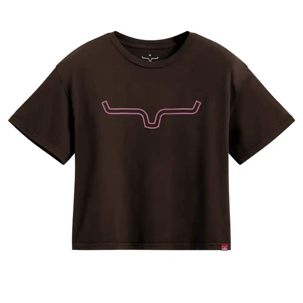 kimes ranch outlier crop brand tee shirt - pepper