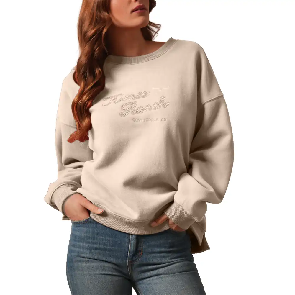 women's natural crewneck sweatshirt
