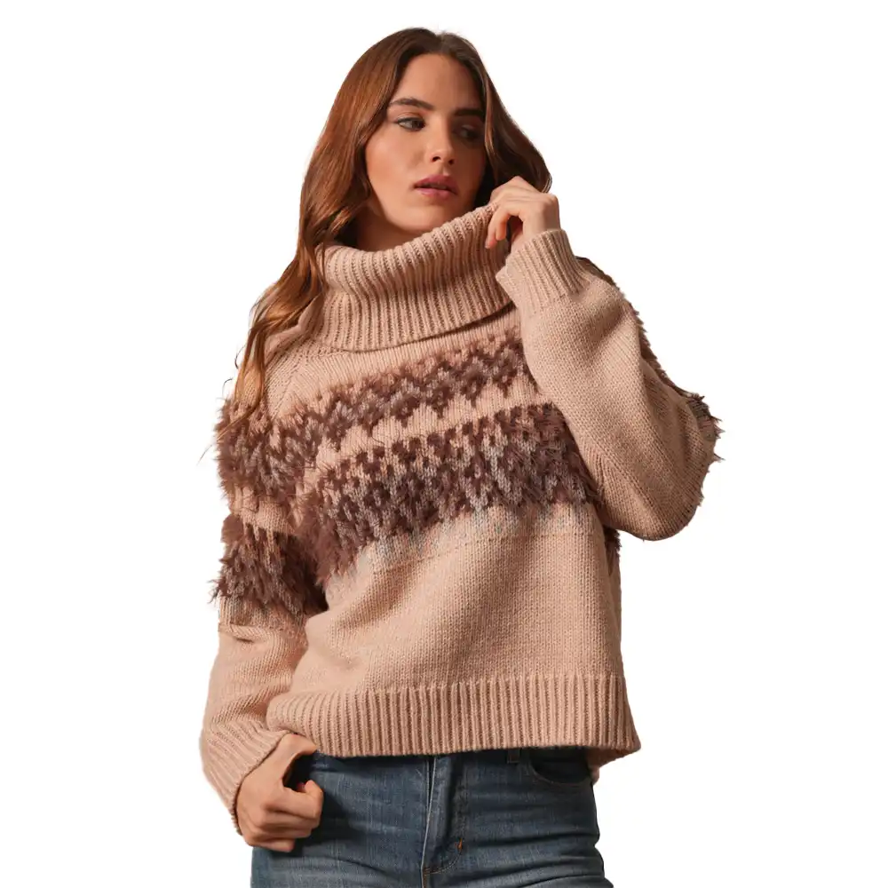 kimes ranch corinne cowl neck sweatshirt - sand